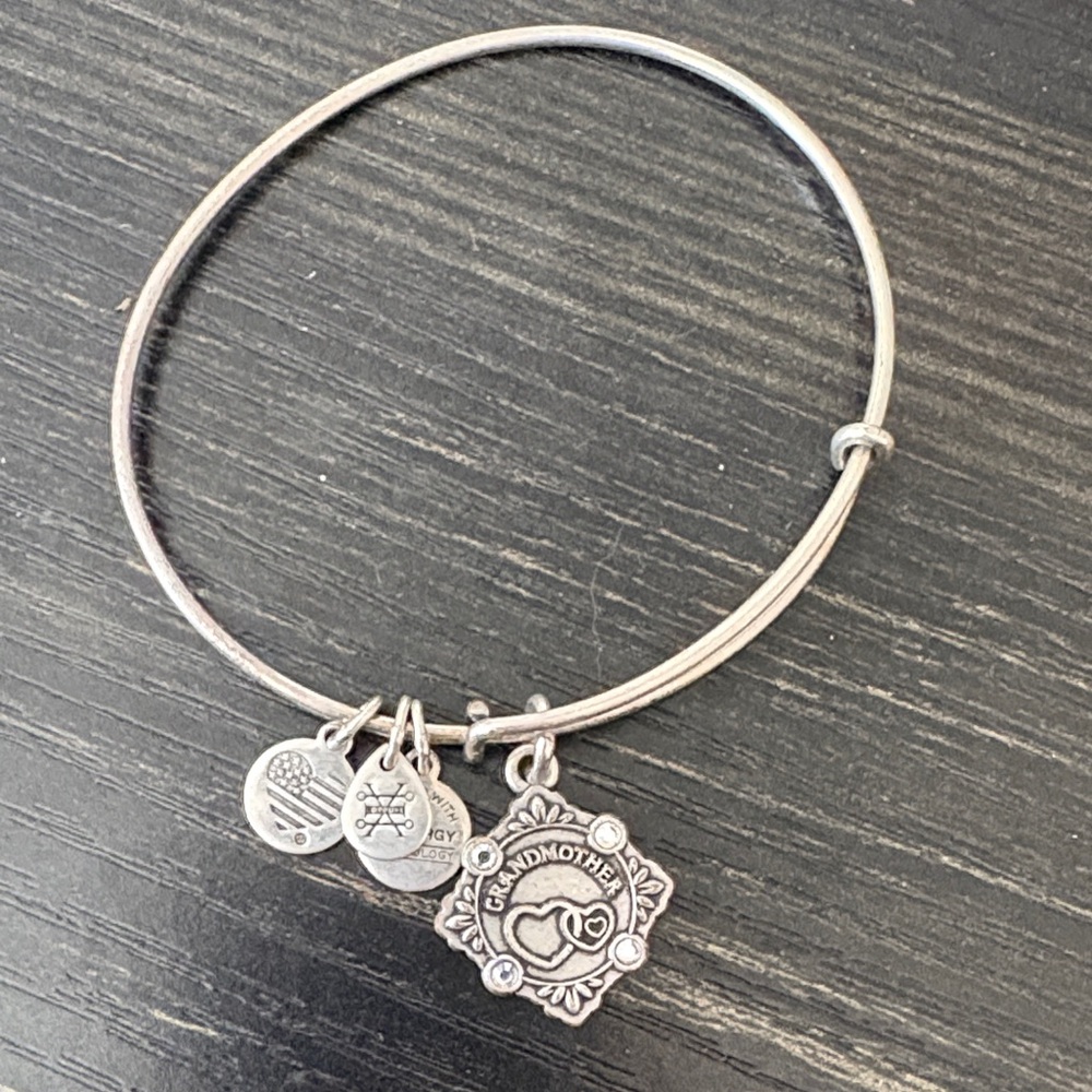 Alex & Ani grandmother Silver Charm Bracelet